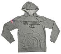 WYOMING HOODIE W\FLAG